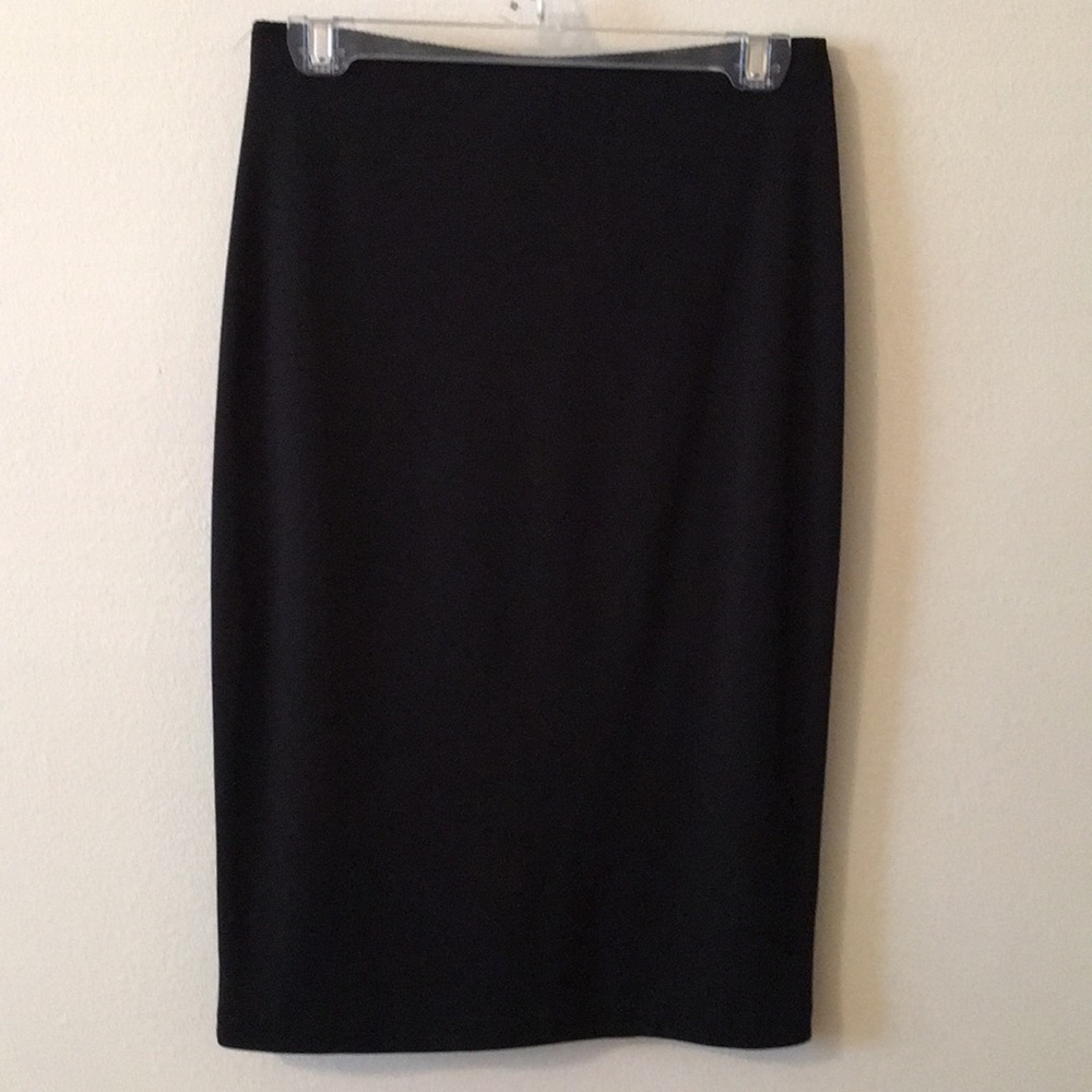 The Limited black midi-length (27" long) pencil skirt